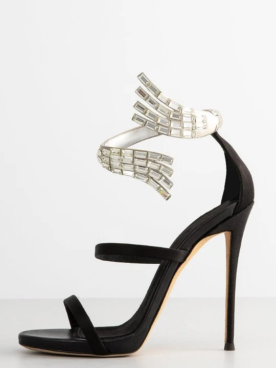 Zdjęcie produktu Sandały na obcasie Giuseppe Zanotti czarny