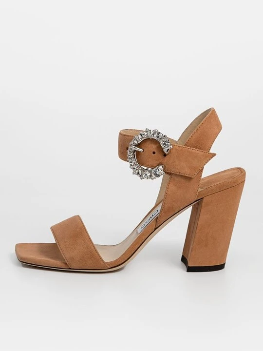 Zdjęcie produktu Sandały na obcasie Jimmy Choo brązowy