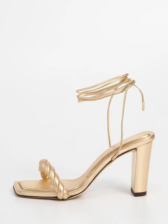 Zdjęcie produktu Sandały na obcasie Jimmy Choo złoty
