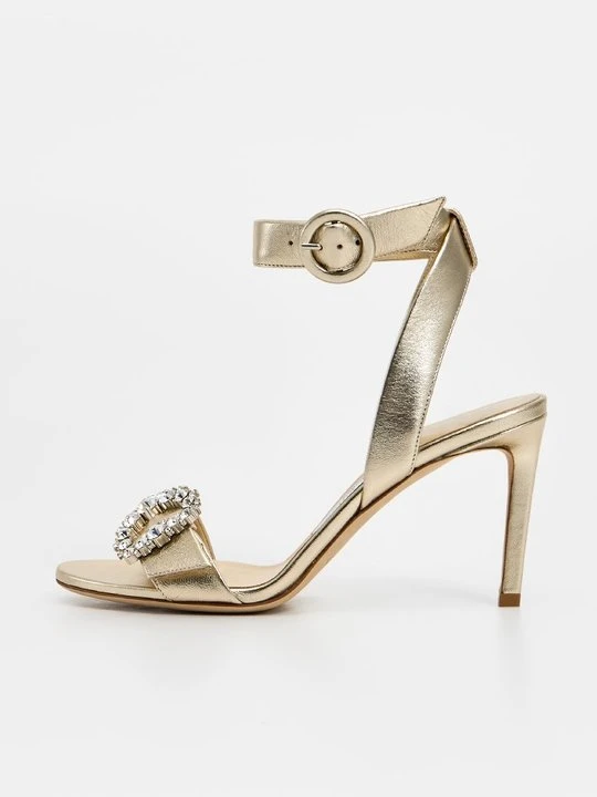 Zdjęcie produktu Sandały na obcasie Jimmy Choo złoty
