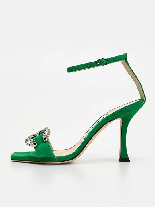 Zdjęcie produktu Sandały na obcasie Jimmy Choo zielony