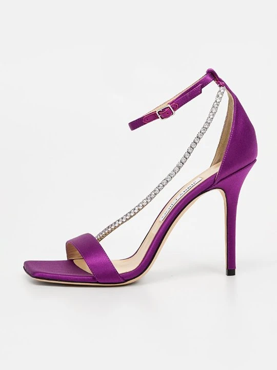 Zdjęcie produktu Sandały na obcasie Jimmy Choo fioletowy