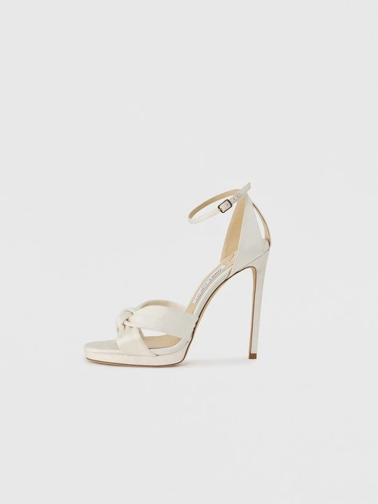 Zdjęcie produktu Sandały na obcasie Jimmy Choo mleczny