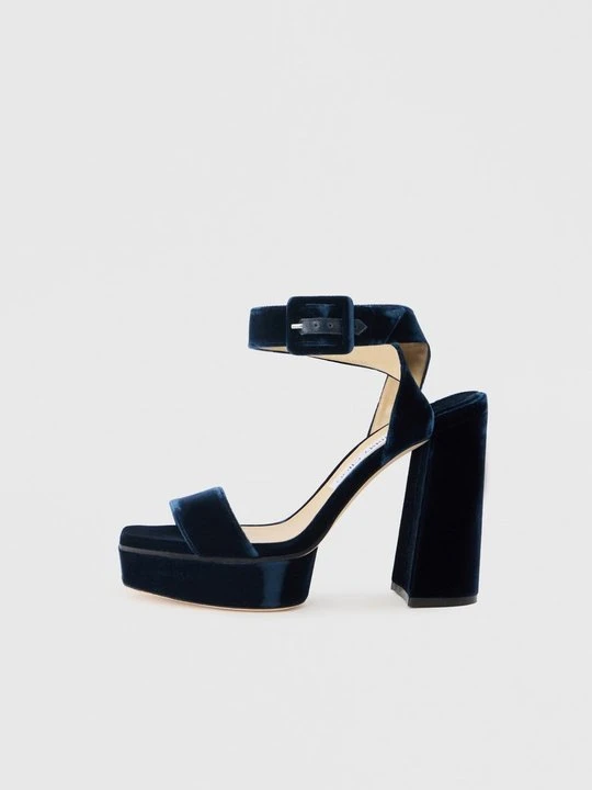 Zdjęcie produktu Sandały na obcasie Jimmy Choo niebieski