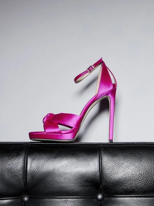Zdjęcie produktu Sandały na obcasie Jimmy Choo różowy