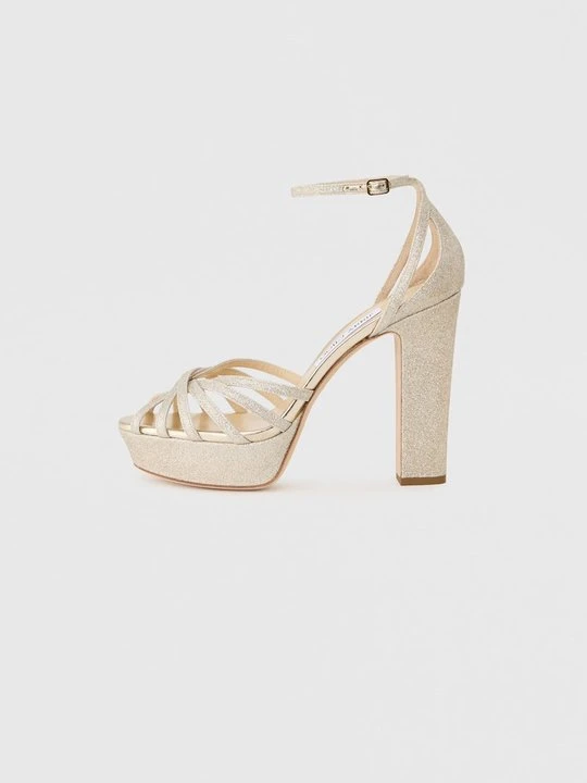 Zdjęcie produktu Sandały na obcasie Jimmy Choo szary