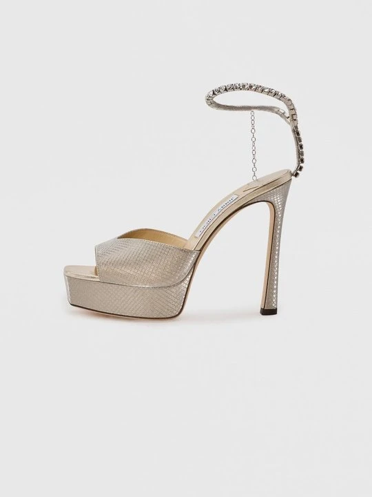 Zdjęcie produktu Sandały na obcasie Jimmy Choo żółty