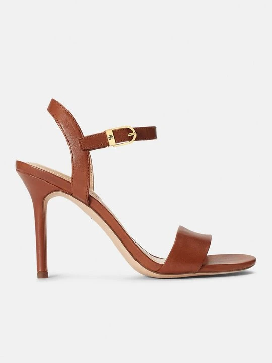 Zdjęcie produktu Sandały na obcasie Lauren Ralph Lauren tan