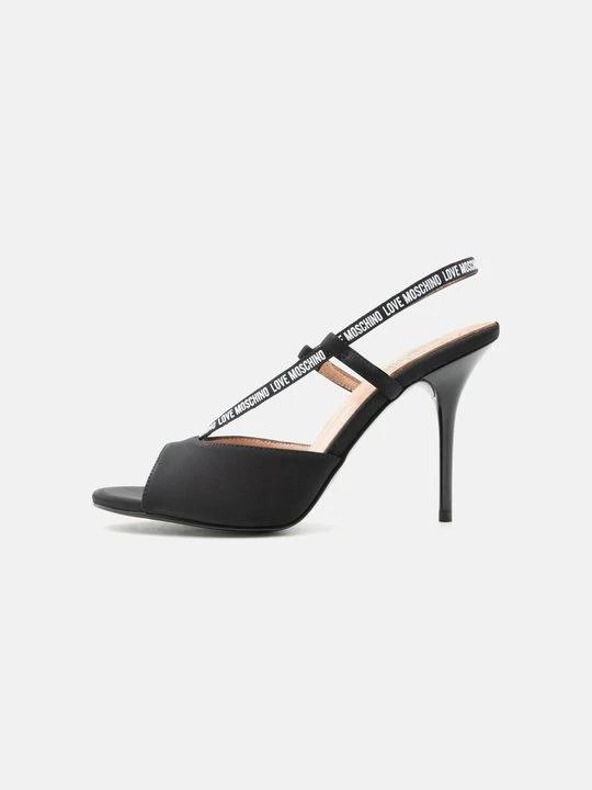 Zdjęcie produktu Sandały na obcasie LOVE MOSCHINO czarny