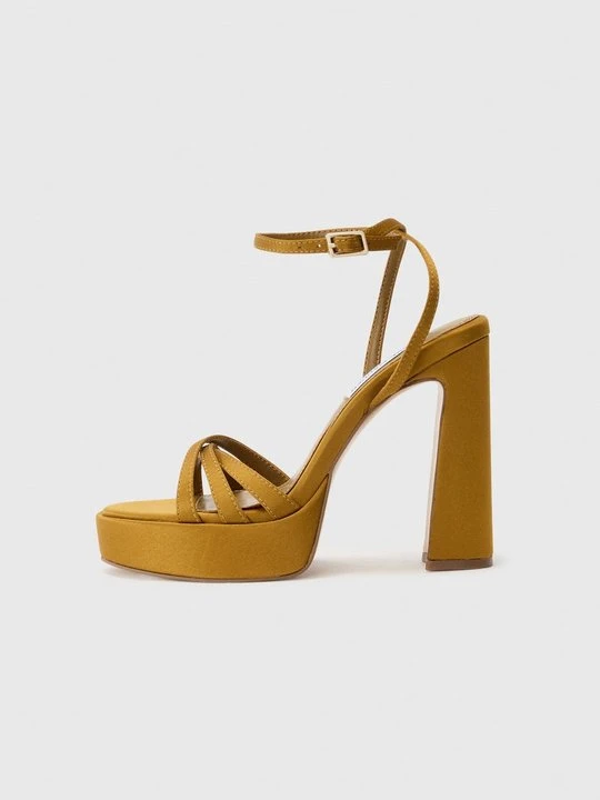 Zdjęcie produktu Sandały na obcasie Steve Madden oliwkowy