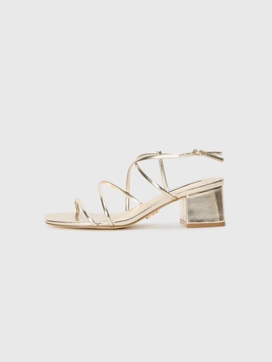 Zdjęcie produktu Sandały na obcasie Steve Madden złoty