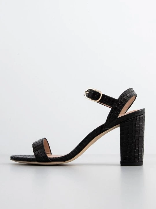 Zdjęcie produktu Sandały na obcasie Stuart Weitzman czarny