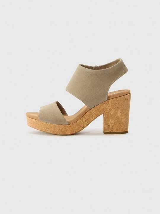 Zdjęcie produktu Sandały na obcasie Toms beżowy