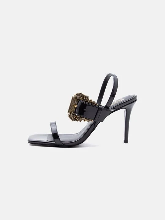 Zdjęcie produktu Sandały na obcasie Versace Jeans Couture czarny