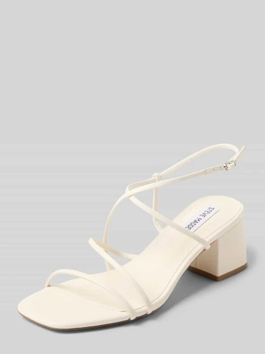 Zdjęcie produktu Sandały na obcasie z koturnem model 'Remmi' Steve Madden Złamany biały