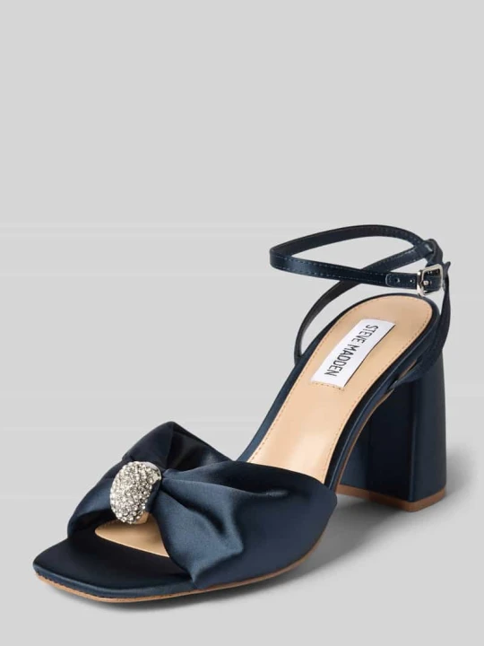 Zdjęcie produktu Sandały na obcasie z obcas słupek model 'Meladi' Steve Madden Złamany biały