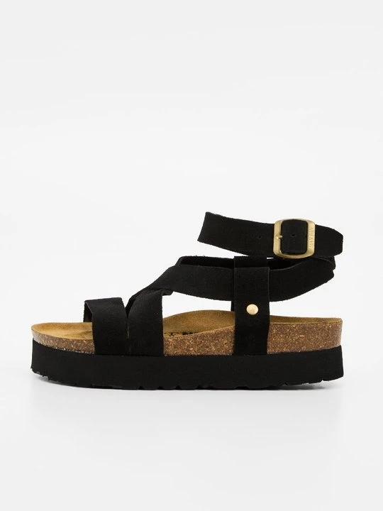 Zdjęcie produktu Sandały na platformie BAYTON czarny