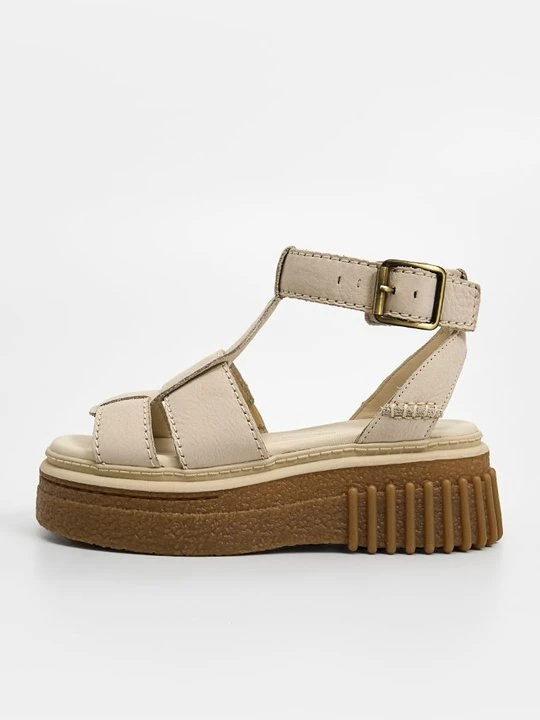 Zdjęcie produktu Sandały na platformie Clarks beżowy