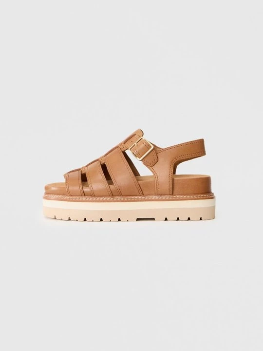 Zdjęcie produktu Sandały na platformie Clarks tan