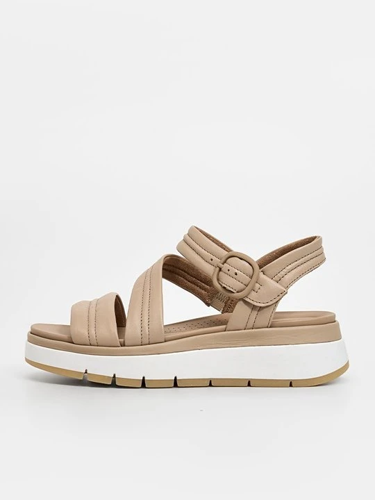 Zdjęcie produktu Sandały na platformie Clarks piaskowy