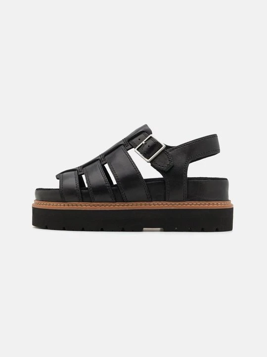 Zdjęcie produktu Sandały na platformie Clarks czarny