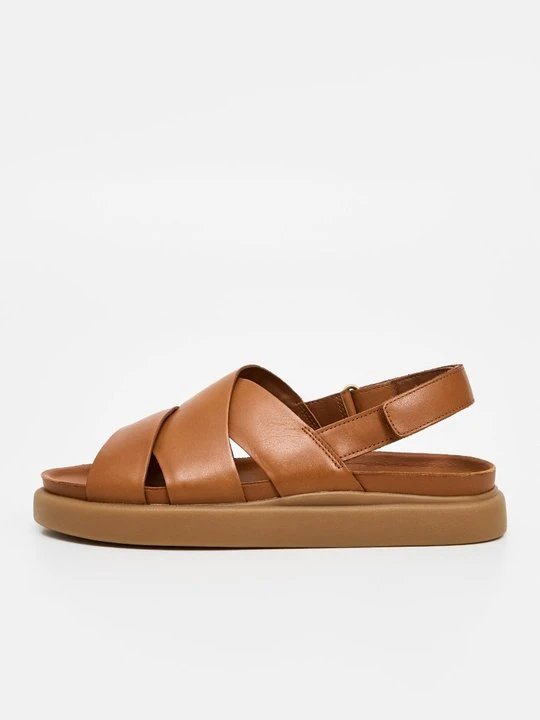 Zdjęcie produktu Sandały na platformie Clarks brązowy