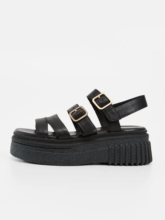 Zdjęcie produktu Sandały na platformie Clarks czarny