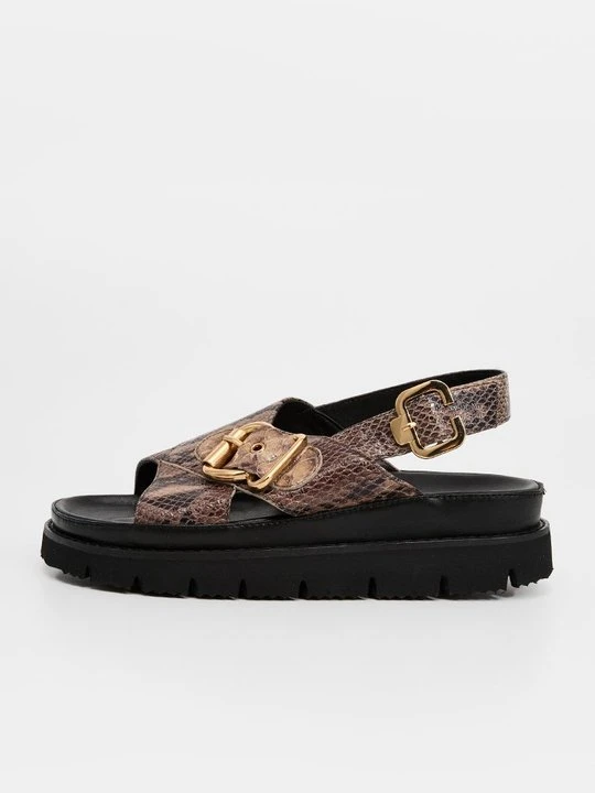 Zdjęcie produktu Sandały na platformie Copenhagen Shoes koniakowy