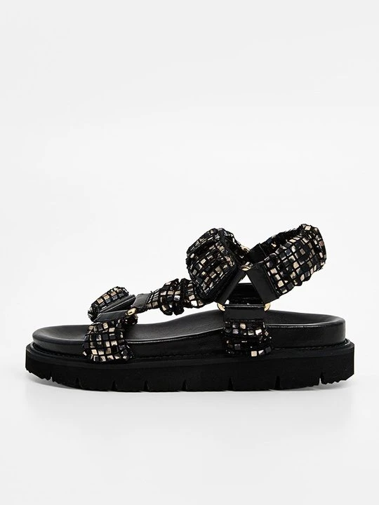 Zdjęcie produktu Sandały na platformie Copenhagen Shoes czarny