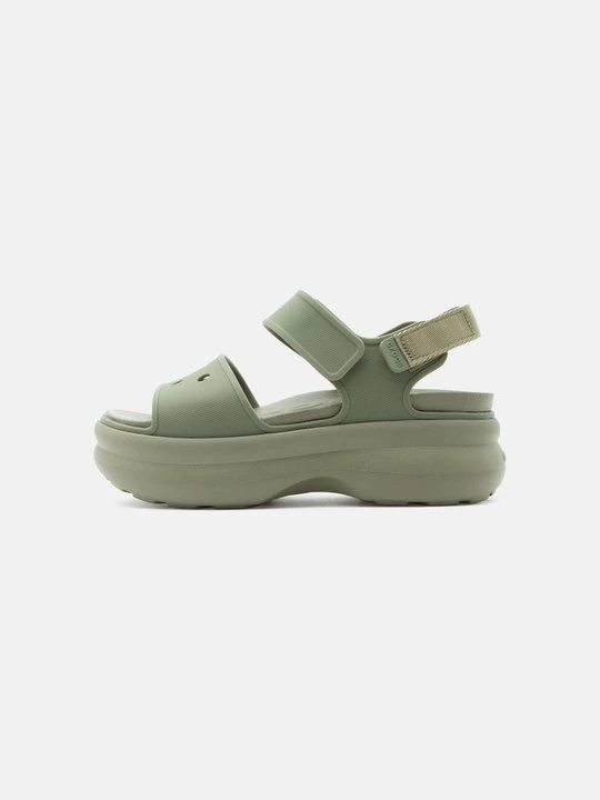 Zdjęcie produktu Sandały na platformie Crocs zielony