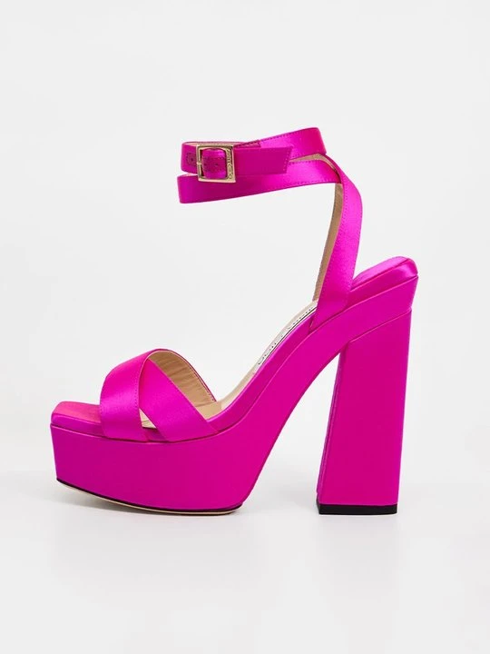 Zdjęcie produktu Sandały na platformie Jimmy Choo różowy