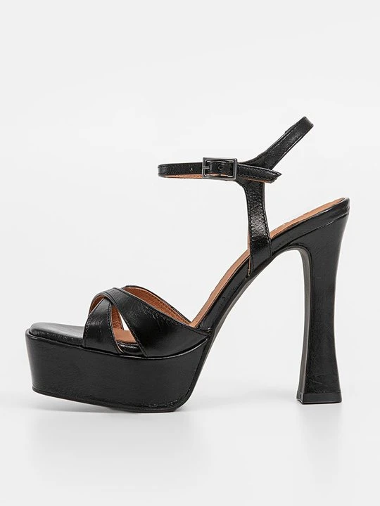 Zdjęcie produktu Sandały na platformie Jonak czarny