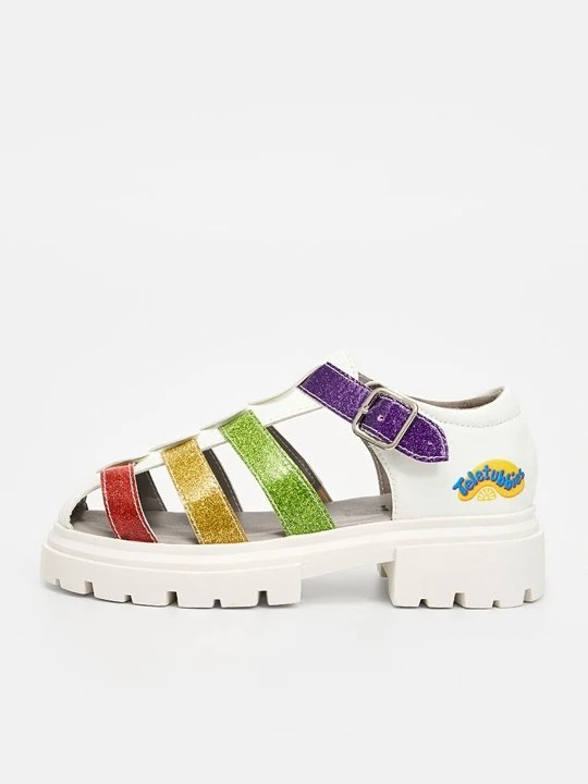 Zdjęcie produktu Sandały na platformie Koi Footwear biały