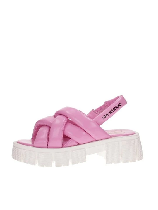 Zdjęcie produktu Sandały na platformie LOVE MOSCHINO różowy