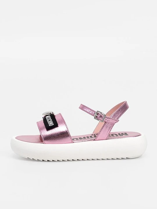 Zdjęcie produktu Sandały na platformie MOSCHINO różowy