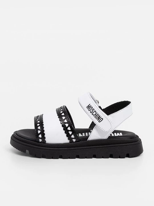 Zdjęcie produktu Sandały na platformie MOSCHINO biały