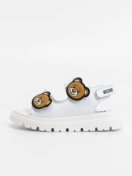 Zdjęcie produktu Sandały na platformie MOSCHINO biały