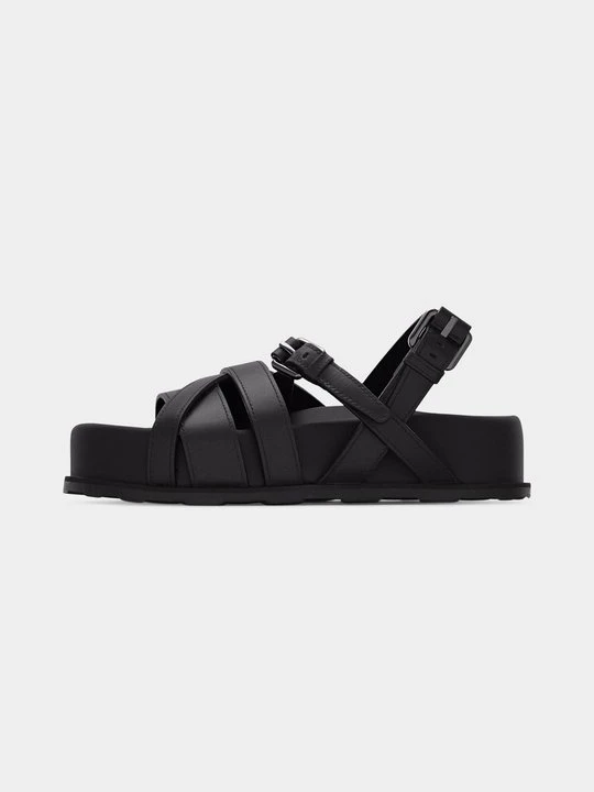 Zdjęcie produktu Sandały na platformie MOSCHINO czarny