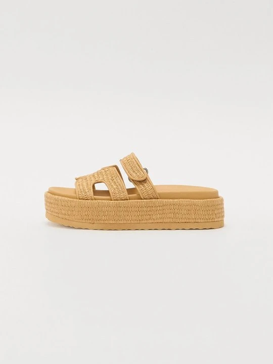 Zdjęcie produktu Sandały na platformie Steve Madden beżowy