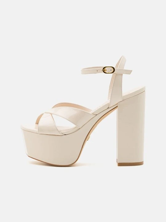 Zdjęcie produktu Sandały na platformie Stuart Weitzman mleczny