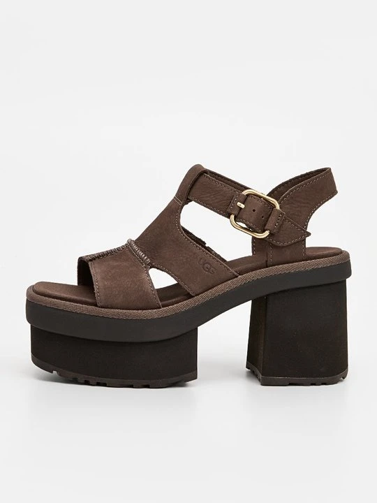 Zdjęcie produktu Sandały na platformie UGG ciemnobrązowy