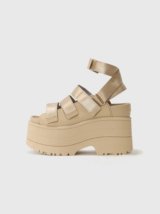 Zdjęcie produktu Sandały na platformie UGG piaskowy