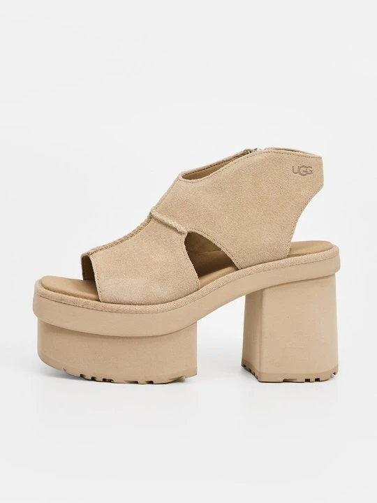 Zdjęcie produktu Sandały na platformie UGG ciemnobrązowy