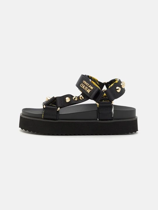 Zdjęcie produktu Sandały na platformie Versace Jeans Couture czarny