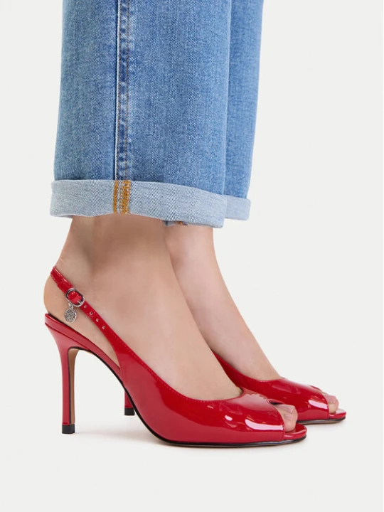 Zdjęcie produktu Sandały Nine West EO-TS6376-01 Czerwony ciemny
