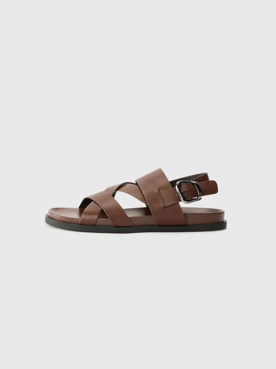 Zdjęcie produktu Sandały Pier One By Zalando ciemnobrązowy