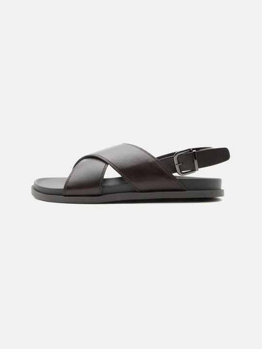 Zdjęcie produktu Sandały Pier One By Zalando ciemnobrązowy