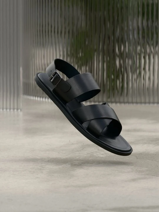 Zdjęcie produktu Sandały Pier One By Zalando czarny