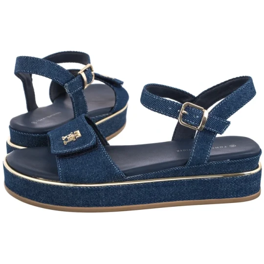 Zdjęcie produktu Sandały Sandal Blue T3A2-33788-1828 800 (TH1306-a) Tommy Hilfiger