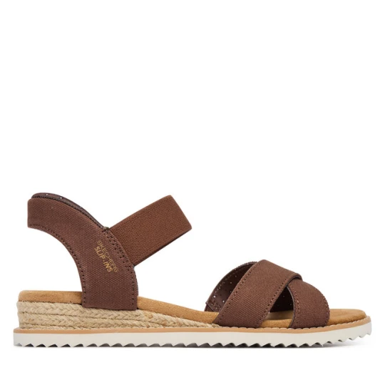 Zdjęcie produktu Sandały Skechers BOBS Desert Kiss - Golden Lily 114418/CHOC Brązowy